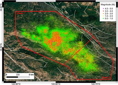 Long Memory in Earthquake Time Series: The Case Study of the Geysers Geothermal Field